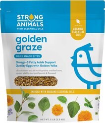 Strong Animals Golden Graze Poultry Treats, 5-lb bag