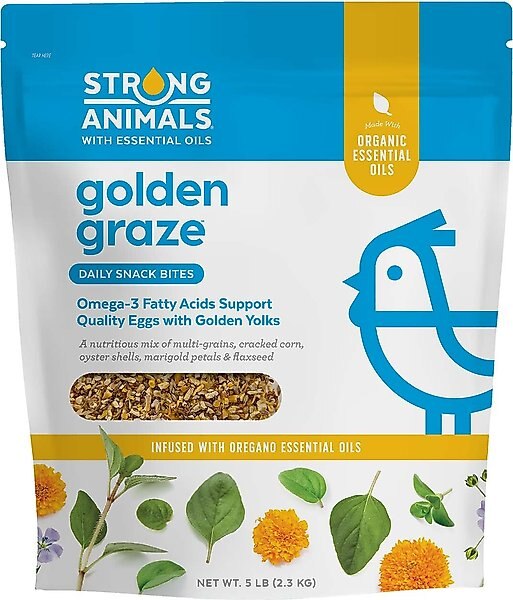 Strong Animals Golden Graze Poultry Treats, 5-lb bag slide 1 of 4
