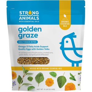 Strong Animals Golden Graze Poultry Treats, 5-lb bag