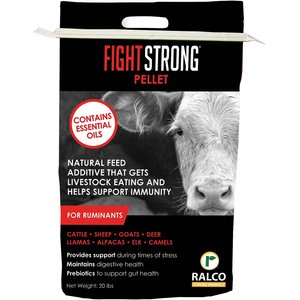 Strong Animals Fight Strong Pellet Cattle Supplement, 20-lb bag