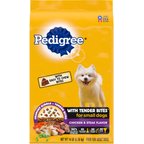 Pedigree Tender Bites Complete Nutrition Chicken & Steak Flavor Small Breed Dry Dog Food, 14-lb bag
