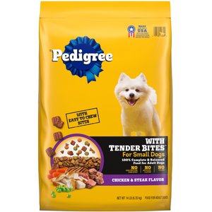 Pedigree Complete Nutrition Roasted Chicken Rice Vegetable Small Dog Adult Dry Dog Food 14 lbs