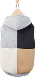 Frisco Colorblock Dog & Cat Hoodie, Gray, X-Large