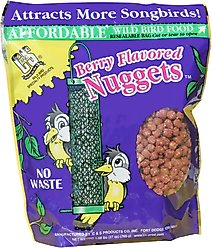 C&S Berry Flavored Nuggets Bird Food, 27-oz bag