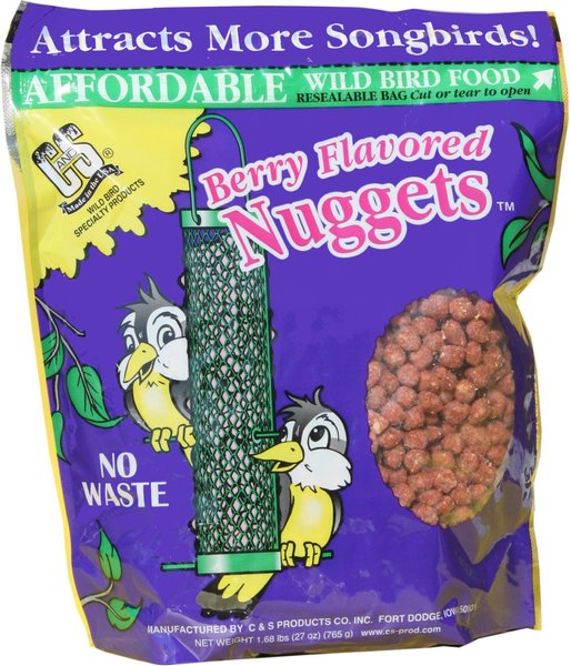 C&S Berry Flavored Nuggets Bird Food, 27-oz bag slide 1 of 5