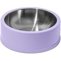 Wild One Non-skid Stainless Steel Dog Bowl, Lilac, 4-cups