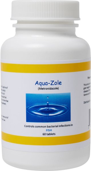 Midland Vet Services Aqua-Zole Metronidazole Fish Antibiotic, 60 count slide 1 of 2