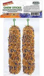 Exotic Nutrition Munchers Sticks with Cornflowers & Marigolds Small Pet Treats, 2 count slide 2 of 6