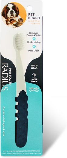 RADIUS Lush & Plush Dog & Cat Toothbrush