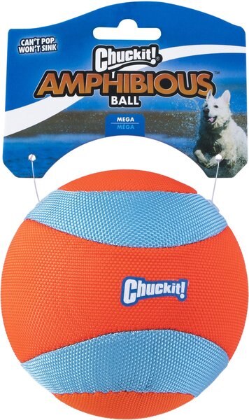 Chuckit! Amphibious Mega Ball Dog Toy, Orange slide 1 of 5