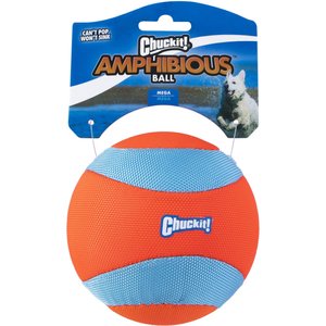 Chuckit! Amphibious Mega Ball Dog Toy, Orange