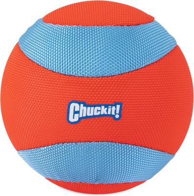 Show full view: Chuckit! Amphibious Mega Ball Dog Toy, Orange slide 3 of 5