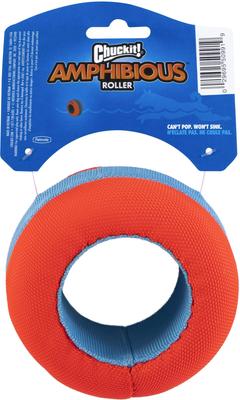 Show full view: Chuckit! Amphibious Roller Ball Dog Toy, Orange slide 2 of 6