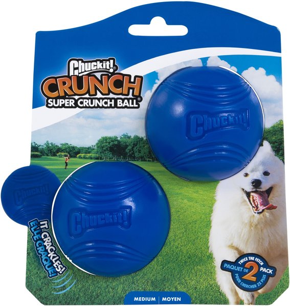 Chuckit! Super Crunch Ball, Blue, 2 count slide 1 of 4