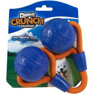 CHUCKIT! Crunch Duo Tug Dog Toy, Orange - Chewy.com