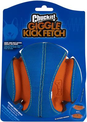 Show full view: Chuckit! Giggle Kick Fetch Dog Toy, Blue slide 2 of 5