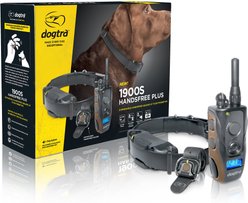Dogtra 1900S Handsfree Plus Dog Collar, Black