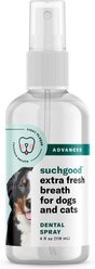 SUCHGOOD Advanced Breath Spray Cat & Dog Breath Freshner, 4-oz bottle