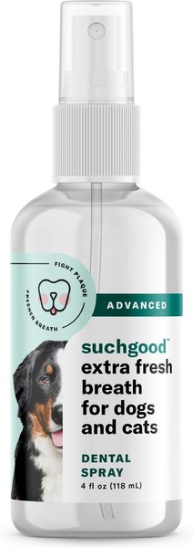 SUCHGOOD Advanced Breath Spray Cat & Dog Breath Freshner, 4-oz bottle slide 1 of 7