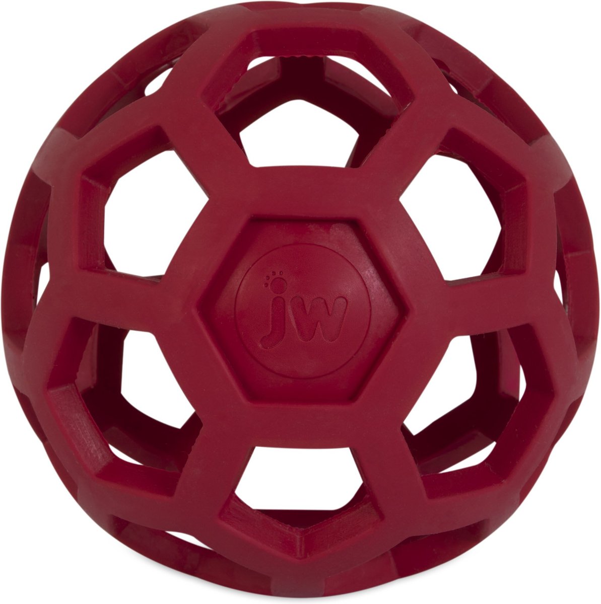 JW PET Holee Giggler Dog Toy, Red