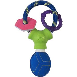 JW PET Puppy Connects Soft-Ee Dog Toy, Multicolor - Chewy.com