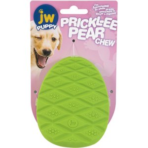 JW Pet Prickly Pear Chew Dog Toy, Green