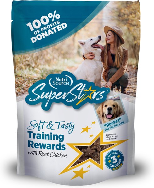 NutriSource Super Star Training Chicken Flavor Dog Treats, 6-oz slide 1 of 2