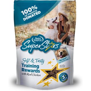 NutriSource Super Star Training Chicken Flavor Dog Treats, 6-oz