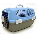 YML Plastic Small Animal Carrier Crate, Blue