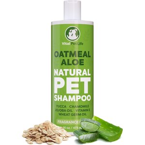 Vital Pet Life Oatmeal & Aloe Dog Shampoo, 16-oz