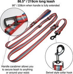Kurgo Walk About No-Pull Dog Leash, Multi-color slide 2 of 6