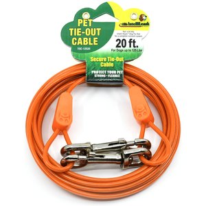 IntelliLeash Tie-Out Dog Cables, 20-ft, 125-lb