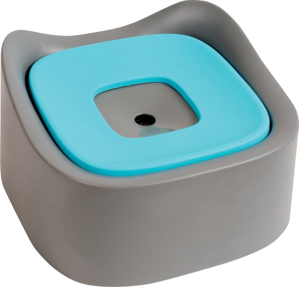 Discontinued PET PARADE No Spill Dog Bowl, Gray