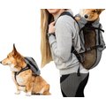 K9 Sport Sack Walk-On Packable Backpack Dog Carrier, Grey, Large