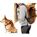 K9 Sport Sack Walk-On Packable Backpack Dog Carrier, Orange, Large
