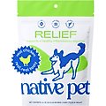 Native Pet Relief Chicken Soft Chew To Support Joint Tenderness Dog Supplement, 60 count