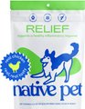 Native Pet Relief Chicken Soft Chew To Support Joint Tenderness Dog Supplement, 60 count