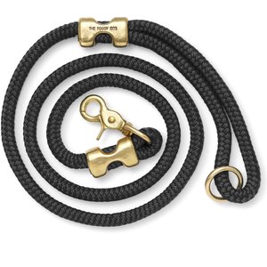 The Foggy Dog Onyx Marine Rope Dog Leash, 5-ft long, 3/8-in wide