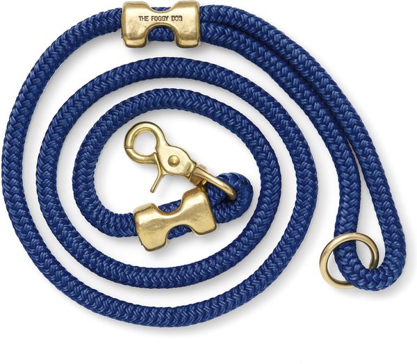 THE FOGGY DOG Ocean Marine Rope Dog Leash, 5-ft long, 3/8-in wide 