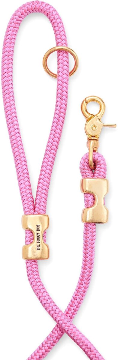 THE FOGGY DOG Orchid Marine Rope Dog Leash, 5-ft long, 3/8-in wide 