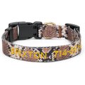 Boulevard Personalized Snake Dog Collar, Small