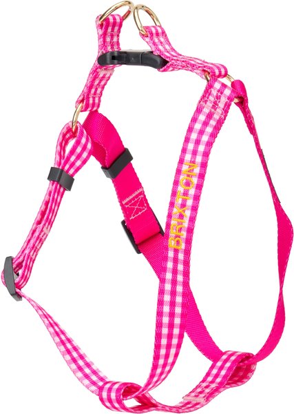 Out of Stock - BOULEVARD Personalized Gingham Dog Harness, Pink, Small ...