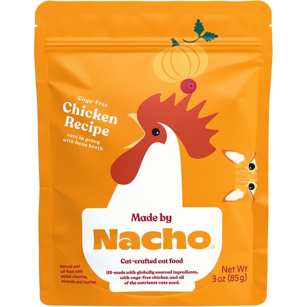 Made by Nacho Cage Free Minced Chicken Recipe with Bone Broth Wet Cat Food