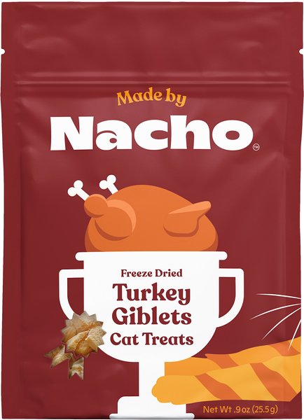Made by Nacho Freeze-Dried Turkey Cat Treats, 0.9-oz pouch slide 1 of 7