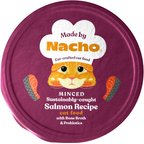 Made by Nacho Sustainably Caught Minced Salmon Recipe with Bone Broth Wet Cat Food, 2.5-oz cup, case of 10