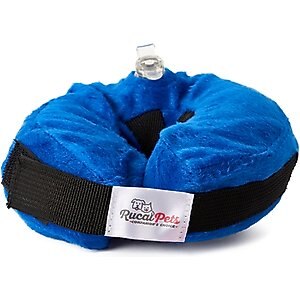 Rucal Pets Inflatable Recovery Dog Collar, Blue, X-Small