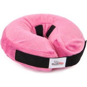 Rucal Pets Inflatable Recovery Dog Collar, Pink, Small