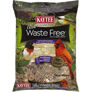 Kaytee Ultra Waste Free Nut & Raisin Blend Wild Bird Food, 5-lb bag