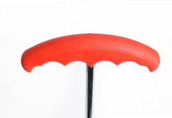 Roscoe's Pet Products Comfort Grip Dog Tie-Out Stake, Red & Silver, 16-in slide 2 of 2