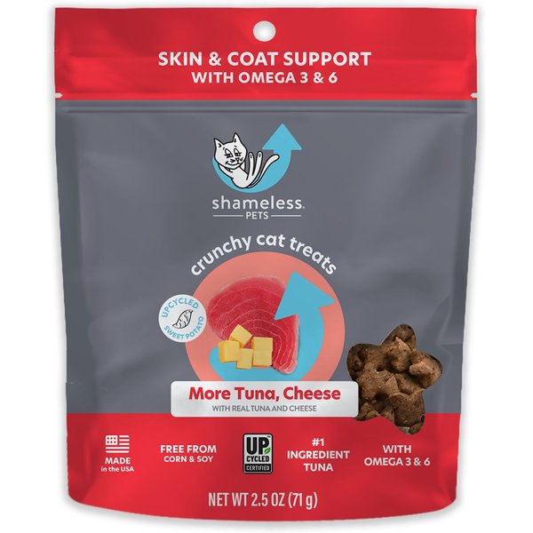 Shameless Pets More Lobster & Cheese Crunchy Cat Treats, 2.5-oz bag